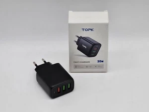 topk 3Port USB Schnellladegerät - Bild 1 von 3