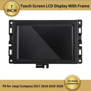 Pantalla táctil LCD de 7" Uconnect Radio Navegación para Jeep Compass 2017-2020 - Imagen 1 de 8
