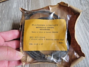 NOS BMW Flanders Clutch Cable Extra High Bars For R26 & R27 2152 2072 216xx OM28 - Bild 1 von 3
