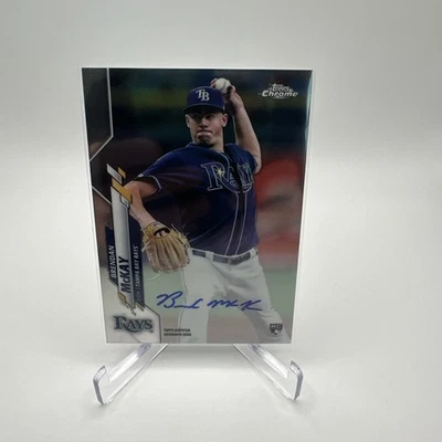 2020 Topps Chrome - Rookie Autographs Brendan McKay #RA-BM (AU, RC) - Image 1 of 2