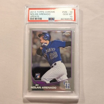 2013 Topps Chrome Update Nolan Arenado #MB-39 Rookie PSA 10 - Image 1 of 2
