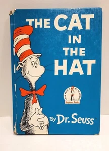 Vintage Dr Suess 1957 The Cat In The Hat 1st First Edition Book Club - Picture 1 of 5