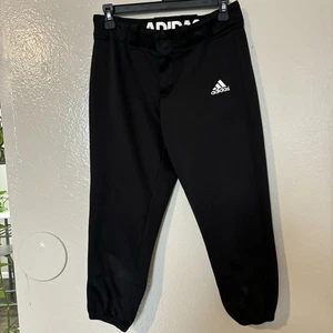 Pantalones de Softbol Adidas Talla S Negros Aeroready Lanzamiento Rápido Botones a Presión Para Mujer - Imagen 1 de 9