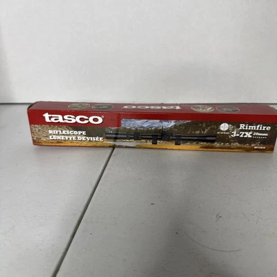 Escopo de rifle Tasco Rimfire 3-7x20mm preto fosco, RF37X20, 3/4" tubo - Imagem 1 de 3