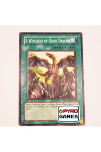 A Wingbeat of Giant Dragon - Yu-Gi-Oh! - SDRL-025 - Common - 1st Edition (Ver... - Picture 1 of 1