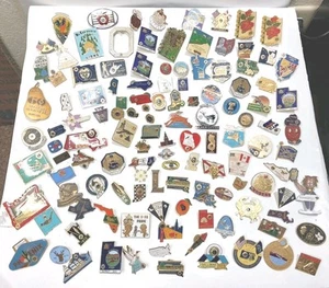 Lions Club Pins - Large Lot Of 122 Vintage OLD International States RARE UNIQUE - Picture 1 of 17