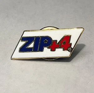 Vintage 1980er Pinback Pin Promotion New-at-the-Time Zip + 4 System, Mint - Bild 1 von 2