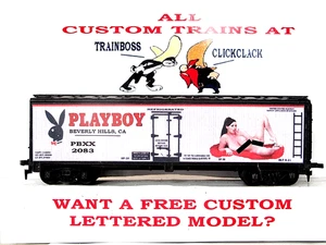 HO SCALE CUSTOM LETTERED CENSORED PB BOX CAR REEFER LOT 2083 🐰🐰🐰🐰 - Picture 1 of 13