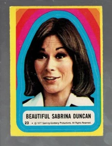 1977 OPC Charlie's Angels Sticker Beautiful Sabrina Duncan #23 - Picture 1 of 2