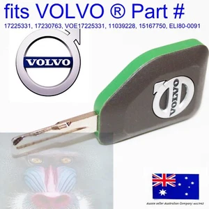 VOLVO Backhoe LASER CUT IGNITION KEY 17225331 BL60B BL61B BL70B BL71B SD45B - Picture 1 of 9