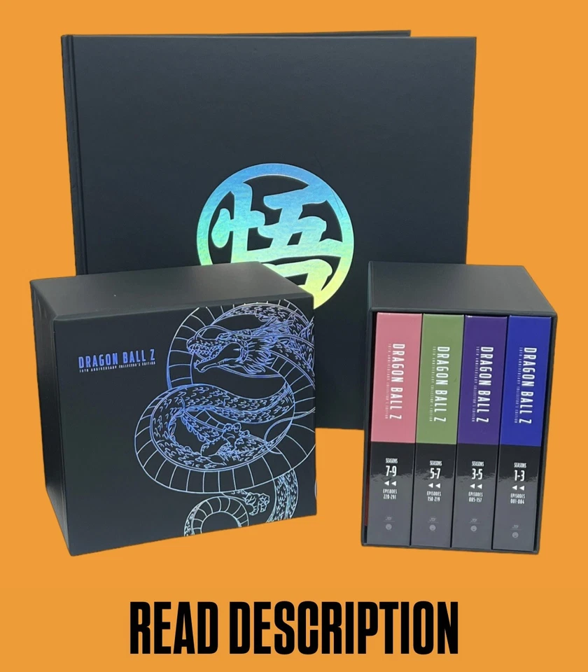 Dragon Ball Z 30th Anniversary Blu-Ray Collector’s Set BOX And Book (NO DISC) Foto 1 de 1