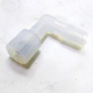 Parker GAME-22 Pargrip Elbow, 1/8" Tube Connection to 1/8" MNPT, PFA - Picture 1 of 4