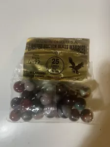 Limited Edition Made In Ohio 25 Glass Marbles - Eagle's Flight Exclusive 6-97 - Picture 1 of 11