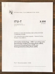 ITU-T X.690 Abstract Syntax Notation One ASN.1 (2002) - Picture 1 of 6