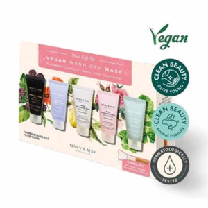 Mary&May Vegan Wash Off Mask Mini Gift Set 5 pcs #gus - Picture 1 of 1
