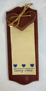 Country Kitchen Notes Wall Decor Notepad Cowgirl Farm And Frills 12 Inches - Picture 1 of 6