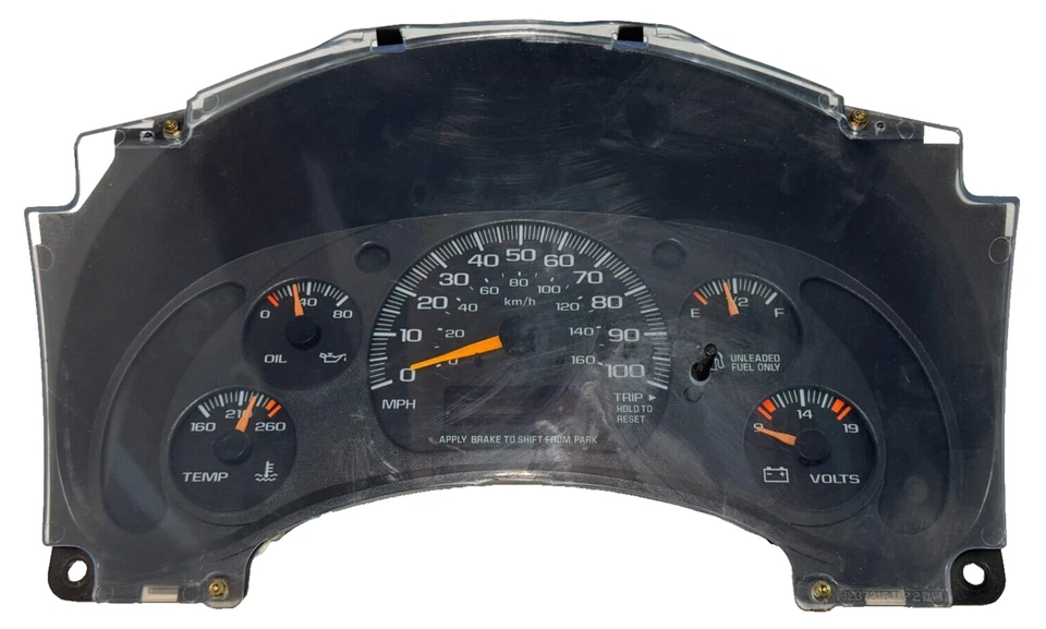 01-02 Chevy Express Savanna Van velocímetro cuadro de instrumentos OEM 15769924 Foto 1 de 4