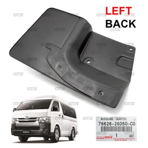 Fits Toyota Hiace Commuter 2005 '13 Lh Rear Plastic Mud Flaps Splash Mudguard - Picture 1 of 9