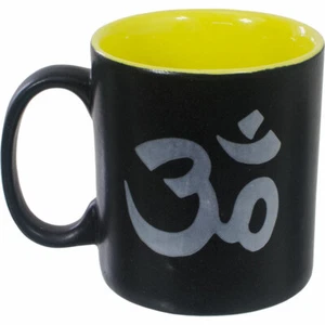 Ceramic Black Om Coffee Mug - Picture 1 of 1