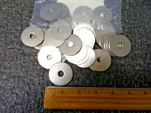 FABORY, 5/16"x1-1/2" O.D.,Fender Washer, SS,316, Plain, PK50, U55530.031.0150,RG - Picture 1 of 3