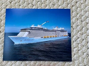 Fotografía Royal Caribbean Cruise 8x10 foto HIMNO DE LOS MARES - Nueva - Imagen 1 de 4