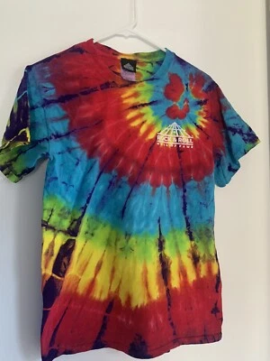 Camisa Museo Salón de la Fama del Rock and Roll Unisex Pequeña Tie-dye Doble Cara Foto 1 de 4