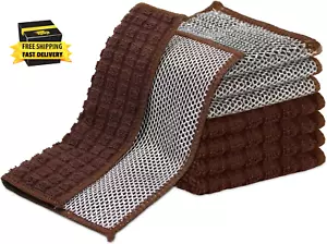 Dish Cloths for Washing Dishes 8 Pack Multipurpose Wire Miracle Cleaning Coths N - Picture 1 of 6