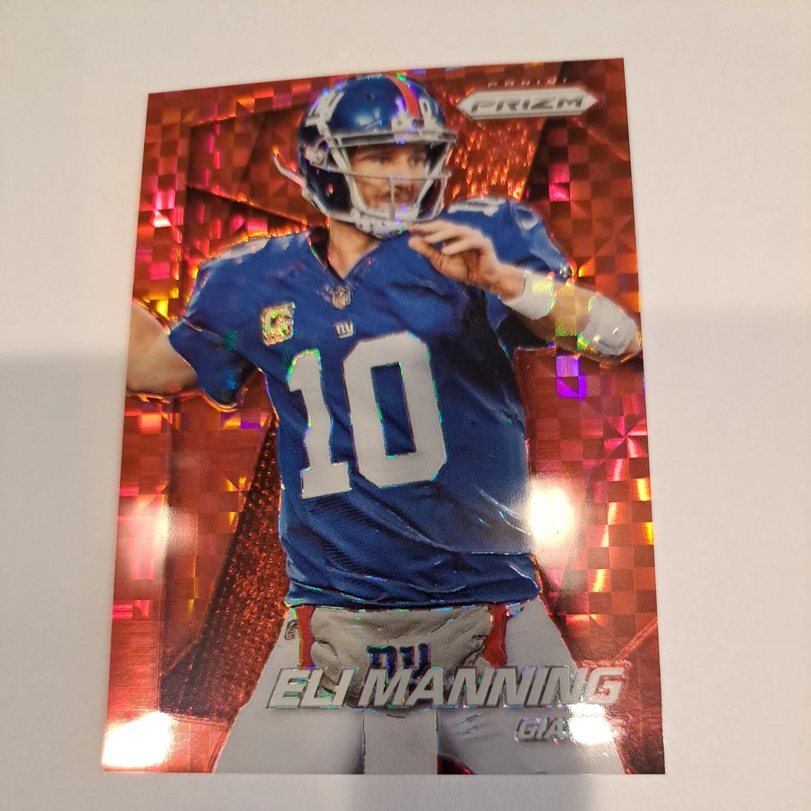 2014 Panini Prizm Red Pulsar Eli Manning #114/125 SP