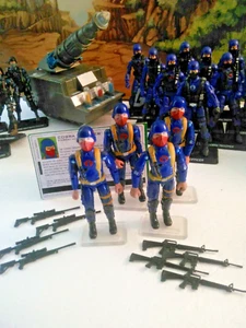 Comic Pack Excl: (4) 2004 Cobra Infantry Forces: COBRA TROOPER(v2): 100% CMP - Picture 1 of 9