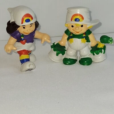 1980 Wallace Berrie Rainbow Kids PVC Figures Vintage  - Image 1 of 4