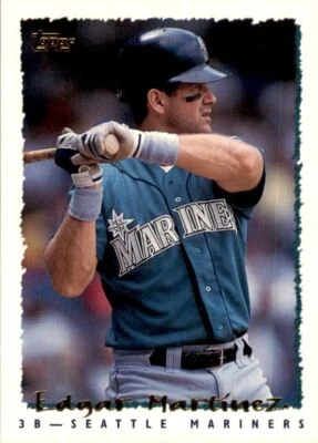1995 Topps Edgar Martinez Baseball Cards #55 - Image 1 of 2