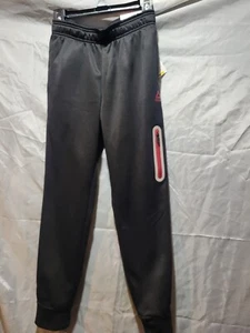 Reebok Boys Joggers Size Medium Slim Fit black Elastic Waist Pockets Logo New - Picture 1 of 3