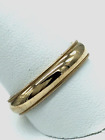 14k Yellow Gold 5.15mm Milgrain Beaded Edge Camelot Wedding Band Ring Size 11.5