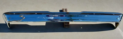 S PLYMOUTH BELVEDERE NEW TRIPLE PLATED CHROME REAR BACK BUMPER 1963 1965 63 65 - Image 1 of 4