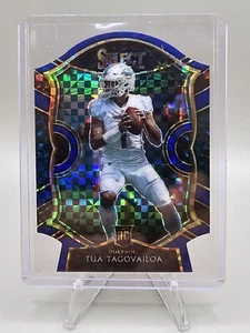 2020 Panini Select - Concourse Blue Prizm Die-Cut #45 Tua Tagovailoa (RC) - Picture 1 of 2