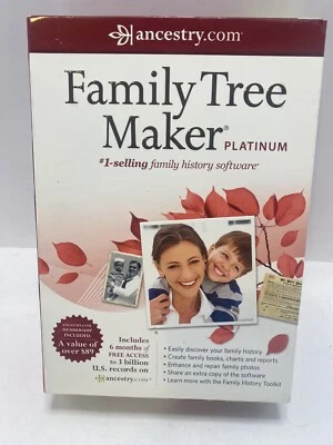 Family Tree Maker Platinum 2011 New Ancestry.com 6 Month Membership History Kit - Image 1 of 4