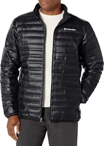 Columbia Flash Forward Men's Down Jacket - Black - Picture 1 of 18
