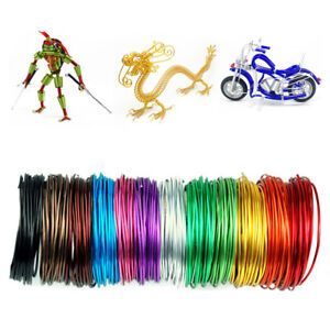 1/1.5/2mm 5m Aluminum Wire Cord DIY Jewelry Modeling Toys Making Crafts Supplies