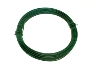 Plastic Beschichtet Garten Zaun Draht 2 MM X 1.4 15 M 2 Rolle - Foto 1 di 1