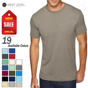 NEW Next Level Men's Sueded Crew next Premium Fit XS-XL T-Shirt R-6410 - Picture 1 of 58