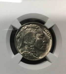 GEM BU 1938-D Buffalo Nickel 5C MS65 NGC schöne Münze - Bild 1 von 4