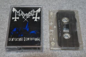Mayhem De Mysteriis Dom Sathanas Cassette 1st Release Century Black 1994 RARE!!! - Picture 1 of 4