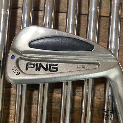 Juego de 2-9 ejes de acero extra rígidos Ping S59 Iron Blue Dot (8 palos) DGX Foto 1 de 4