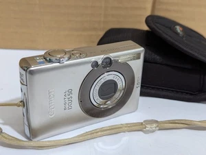 Canon IXUS 50 5.0MP Compact Digital Camera. Please Read - Picture 1 of 15