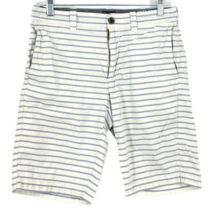 J. Pantalones cortos de algodón Crew para hombre a rayas azules talla 29 - Imagen 1 de 6