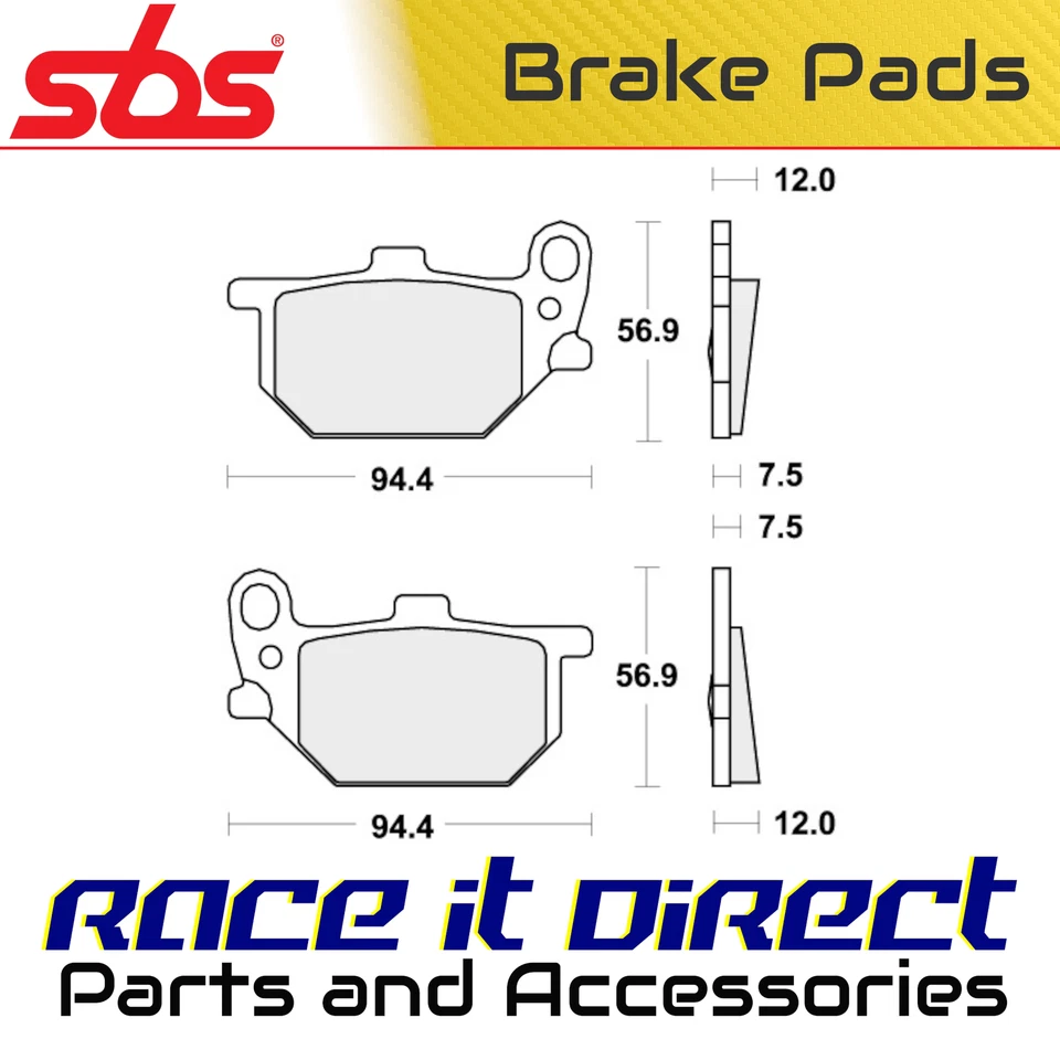 Pastillas de freno para YAMAHA XS 750 SE 1980 derecha/delantera calle SBS Foto 1 de 4