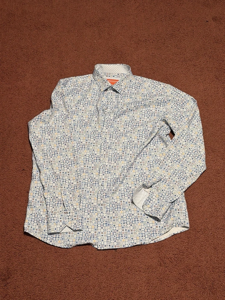 Camisa de vestir mediana Johnston And Murphy Performance para hombre Foto 1 de 4