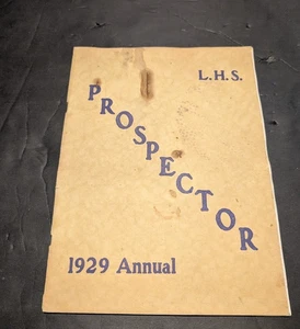 Vintage Yearbook 1929 Leadville Colorado Public Schools - Picture 1 of 11