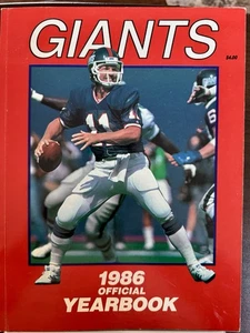~ New York Giants 1986 Official Yearbook ~ Parcells ~ Belichick ~ Crennel ~ LT ~ - Bild 1 von 6