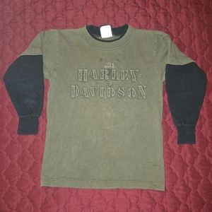 Kids HARLEY-DAVIDSON St. Paul, Minnesota Long Sleeve Motorcycle t-shirt Size 6-8 - Picture 1 of 9